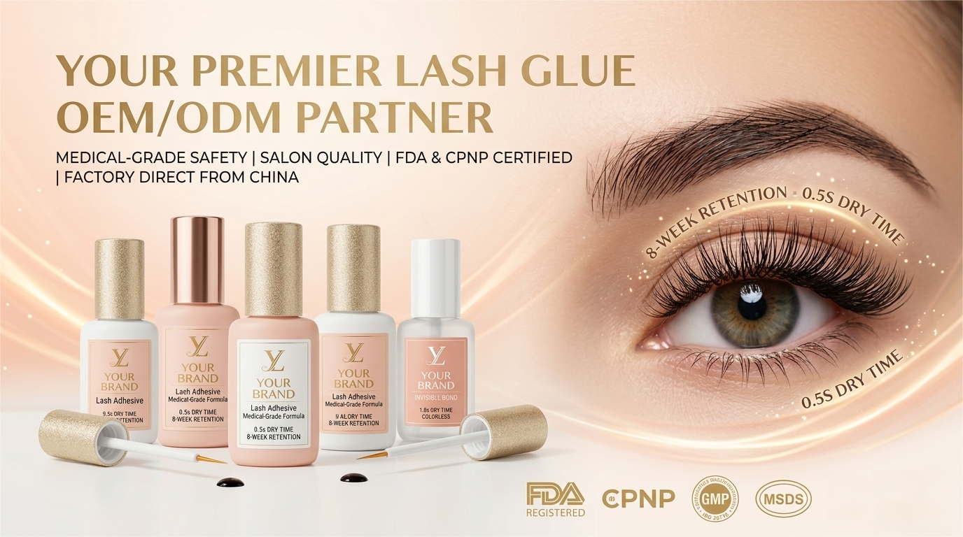 Professional Lash Glue OEM/ODM Manufacturer - FDA CPNP Certified