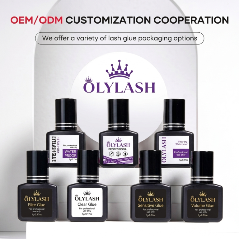 OLYLASH 6610 anti-whitening lash extension glue for professional use