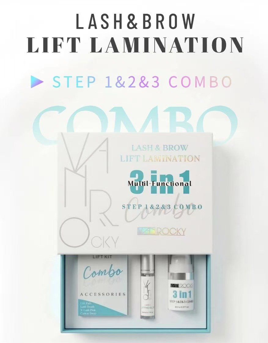 3 in 1 lash lift kit packaging